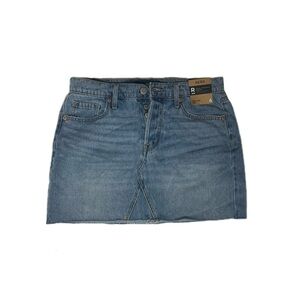 AERO High Rise Real Original Denim Mini Skirt